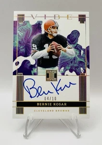 2025 Panini Impeccable Vibe Signatures Bernie Kosar 04/10 On Card Auto Browns - Picture 1 of 3