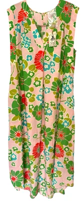 NUEVO CON ETIQUETAS Caballete Los Angeles Talla L Floral Estampado Tropical Rosa Flor Maxi Vestido NUEVO Foto 1 de 4
