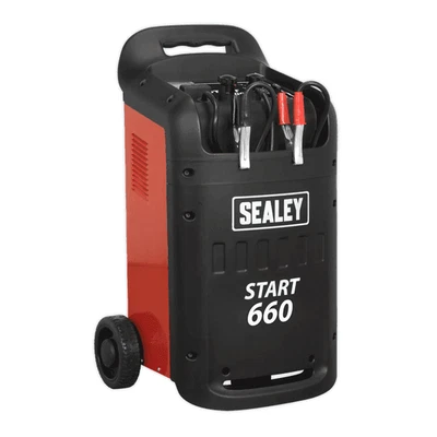 Sealey START660 Starter / Charger – 660/100A, 12/24V, 230V, 32A Supply - Image 1 of 2