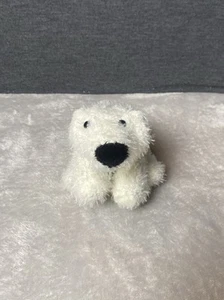 Ganz Webkinz White Polar Bear Bean Bag Plush Stuffed Animal Toy Pet No Code 7"L - Picture 1 of 5