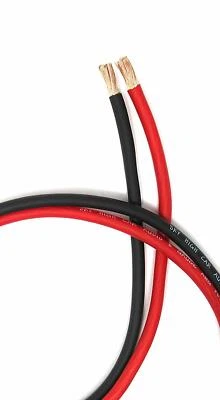 SKY HIGH CAR AUDIO 8 GAUGE OFC SPEAKER WIRE 10FT RED/BLACK