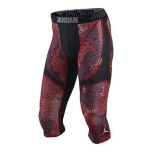 NWT Jordan Training Compression Basketball Tights Black/Red 687840-687 Size XL - Picture 1 of 4