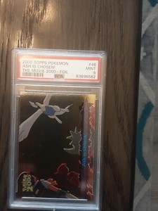 Pokemon Card Ash Is Chosen! Lugia #46 Pokemon The Movie 2000 Topps PSA 9