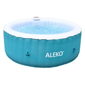 ALEKO aufblasbarer verbesserter Version 4 Prs Whirlpool 210 Gallonen bis zu 120 Blasendüsen - Bild 1 von 12