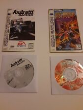 Andretti Racing & Off World Interceptors Extreme (Sega Saturn) Games & Manuals