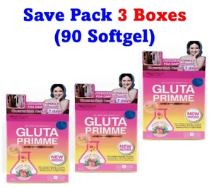 3x GLUTA Prime Plus Skin Aura Soft Smooth Radiance Beauty White Skin - Picture 1 of 12