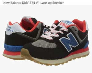 New Balance Kids' 574 V1 Lace-up Sneaker INFANTS SIZE 3 - Picture 1 of 6