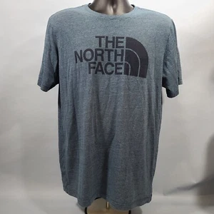 The North Face Logo Graphic T-Shirt Slate Blue Grey Heather Größe L - Bild 1 von 3