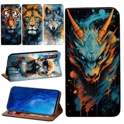 Leather Stand Wallet Cover Case For Huawei P20/P30/P40/P40 PRO/P Smart/smart 202 - Image 1 of 4