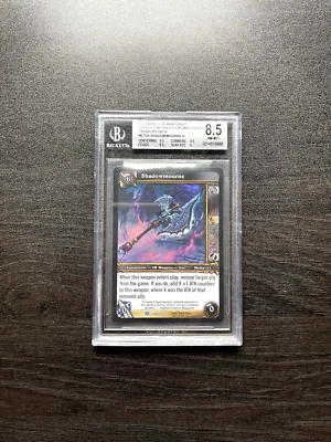 Warcraft WOW TCG Icecrown Citadel Shadowmourne 25/30 Rare Foil | BGS 8.5 NM-MT+ - Image 1 of 4