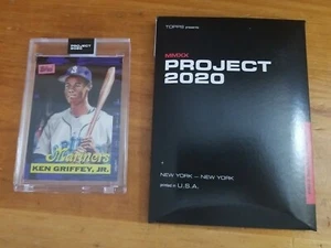 TOPPS Project 2020 Ken Griffey Jr Seattle Mariners Baseball Card - Picture 1 of 5