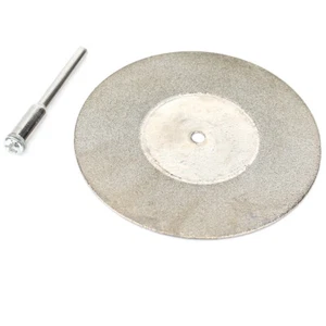 60mm Diamond Cutting Disc Wheel With Mandrel Accessories For Die Grinder Metal - Picture 1 of 9