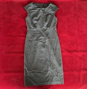 Ellen Tracy Women's Sleeveless Lined Back Zip Stretch Gray Dress Size: 4 - Picture 1 of 10