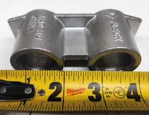 Fleck 41027-01 Yoke 3/4" Female NPT In/ Out Port 316 Stainless Steel for Pentair - Picture 1 of 3
