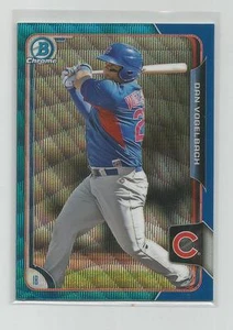 2015 Bowman Chrome DAN VOGELBACH Blue Wave Refractor - Picture 1 of 1