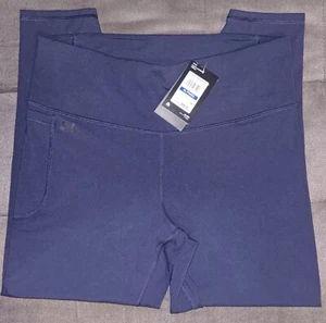 Under Armour Women’s Motion Ankle Leggings W/Pocket Midnight Navy Sz X-Large NWT - Picture 1 of 14