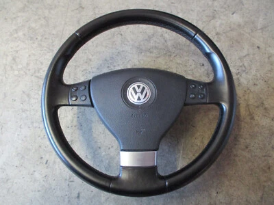 Lederlenkrad Multifunktion VW Golf Plus Tiguan Lenkrad 1Q0419091AC - Bild 1 von 4