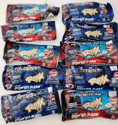 Roxx Stealth Power Paxx - 5x The Amazing Spider-Man + 5x Avengers NUEVO Sellado Foto 1 de 4