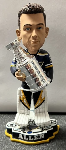 Jake Allen St Louis Blues 2019 Stanley Cup Champions Bobblehead FOCO w/ Box Cover