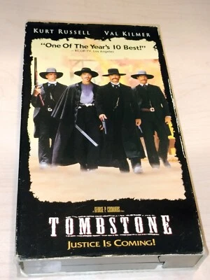 Tombstone, VHS, Kurt Russell, Val Kilmer, Michael Biehn, Hollywood Pictures  - Imagem 1 de 2