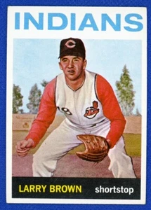 1964 Topps Baseball # 301 Larry Brown Cleveland Indians EX envío combinado - Imagen 1 de 2