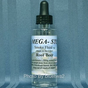 Mega Steam ROOT BEER Scented Smoke Liquid For MTH O HO G N S 27 Hudson Train Set - Imagen 1 de 3