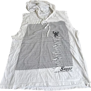 Shoot Made In Thailand Sleeveless Light Hoodie Gorilla Climbing Lines Medium - Picture 1 of 7
