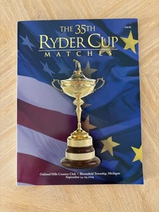 Ryder Cup 2004 Oakland Hills Official Journal 35th Matches - Picture 1 of 5