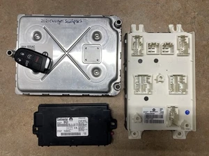 2021 Dodge Charger Scatpack ECU, BCM, RFHUB, and Key. - Picture 1 of 3