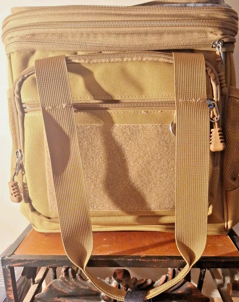 Термоизолированный обеденный мешок герметичный водонепроницаемый хаки/коричневый - Изображение 1 из 4