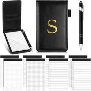 11 Pcs 3 X 5 Inch Small Pocket Notebook with Pen, Mini Pocket Notepad Holder Set - Picture 1 of 7