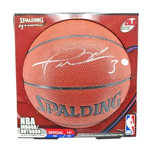 Baloncesto de E/S Spalding firmado autografiado por Dwyane Wade Miami Heat (D Wade Holo) - Imagen 1 de 6