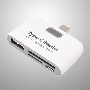 Single USB 3.1 Hub mit USB -Port -Mikroschnittstelle kompatibel mit (weiß) - Afbeelding 1 van 11