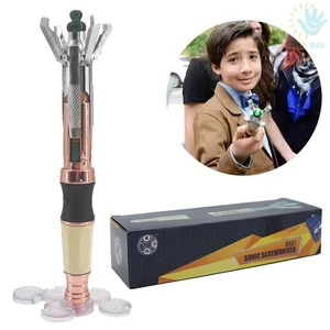 Doctor Who 12º Destornillador Sónico Metal Luz Electrónica y 4 Sonidos Efecto Juguete - Imagen 1 de 10