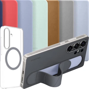 Genuine Official S25 S25+ S25 Ultra Silicone Hard Leather Magnet Case Cover - Picture 1 of 14