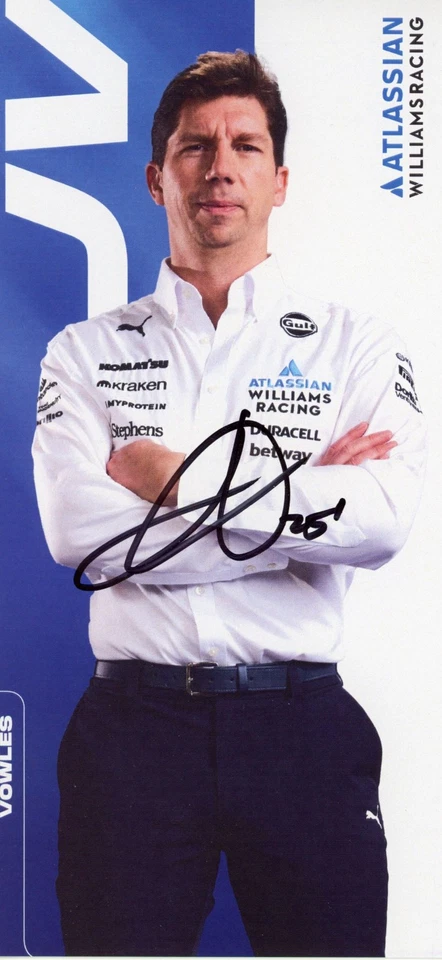 James Vowles 2025 -   Original-Autogramm (handsigniert/handsigned) - RARITÄT - Bild 1 von 1