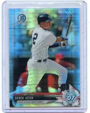 2017 BOWMAN CHROME #BNR-DK DEREK JETER "NATIONAL CONVENTION" PRISM REF., 122721A