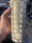 Kate spade travel tumbler  coffee 20oz Gold /off white no tags but unused ,cafe