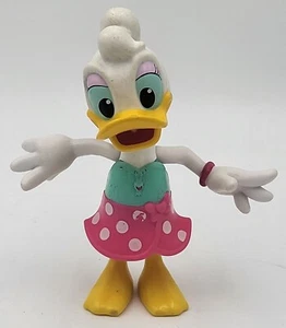 2011 Disney Daisy Duck In Pink Polka Dot Dress 5" Figure - Picture 1 of 4