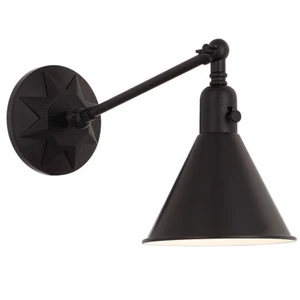 Crystorama Morgan 1-LT Sconce, Matte Black - MOR-8800-MK - Picture 1 of 1