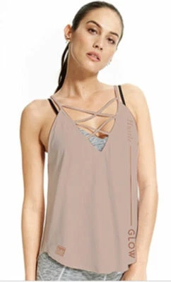 Camiseta sin mangas con cordones enrejado The Bar Method Collaboration con Vimmia para mujer elección de talla Foto 1 de 2