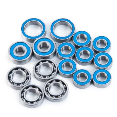 16 pcs For Axial SCX10.2 SCX10 II Ar44 Axle Front & Rear Bearing Kit ABEC3 P6 - Image 1 of 3