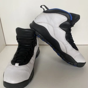 AIR JORDAN Men's 10 Retro 310805 108 White Blue Sneakers Shoes~2018~US sz 10 - Picture 1 of 12