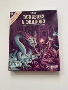 TSR D&D Dungeons and Dragons PINK BASIC SET 1981 - Afbeelding 1 van 17