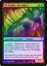 Ob Nixilis, the Fallen FOIL Zendikar NM Black Mythic Rare MAGIC CARD ABUGames
