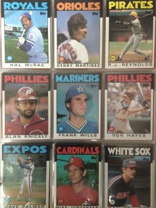 1986 TOPPS Baseball Cards.   # 401-600.   You Pick to Complete Your Set
