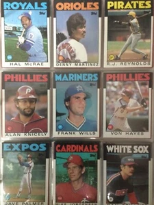 1986 TOPPS Baseball Cards. # 401-600. You Pick to Complete Your Set - Picture 1 of 5