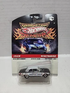 Hot Wheels Drag Strip Demons '64 Ford Thunderbolt #14/30 Real Riders B34 - Picture 1 of 5