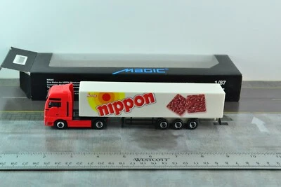Herpa Magic Diecast MAN Tractor Trailer Truck NIPPON 1:87 Scale  - Image 1 of 3