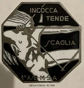 AERONAUTICA MILITARE INCOCCA TENDE SCAGLIA 1a A/B M-S-A DISTINTIVO PROD. ANONIMO - Imagen 1 de 6